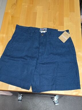 Patagonia Men's Deep Navy Textured Flat Front Shorts